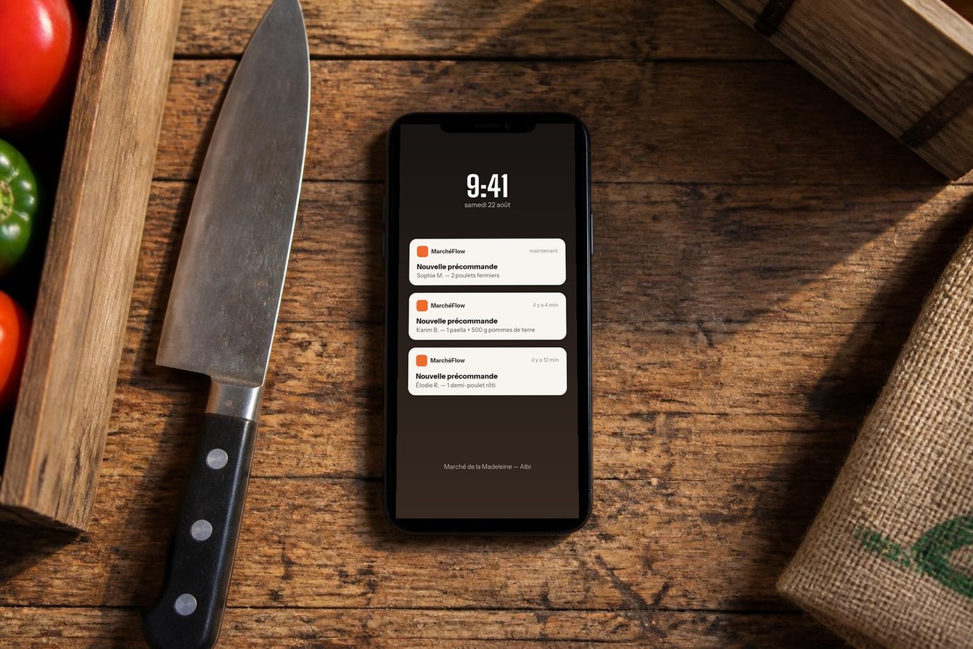 Notifications de précommande